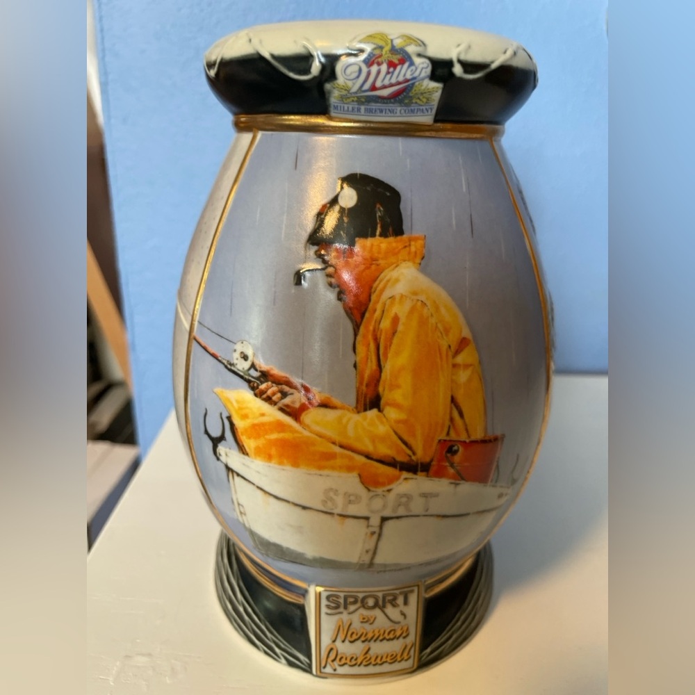Norman Rockwell Sport Stein Oar Handle The Saturday Evening Post Collection